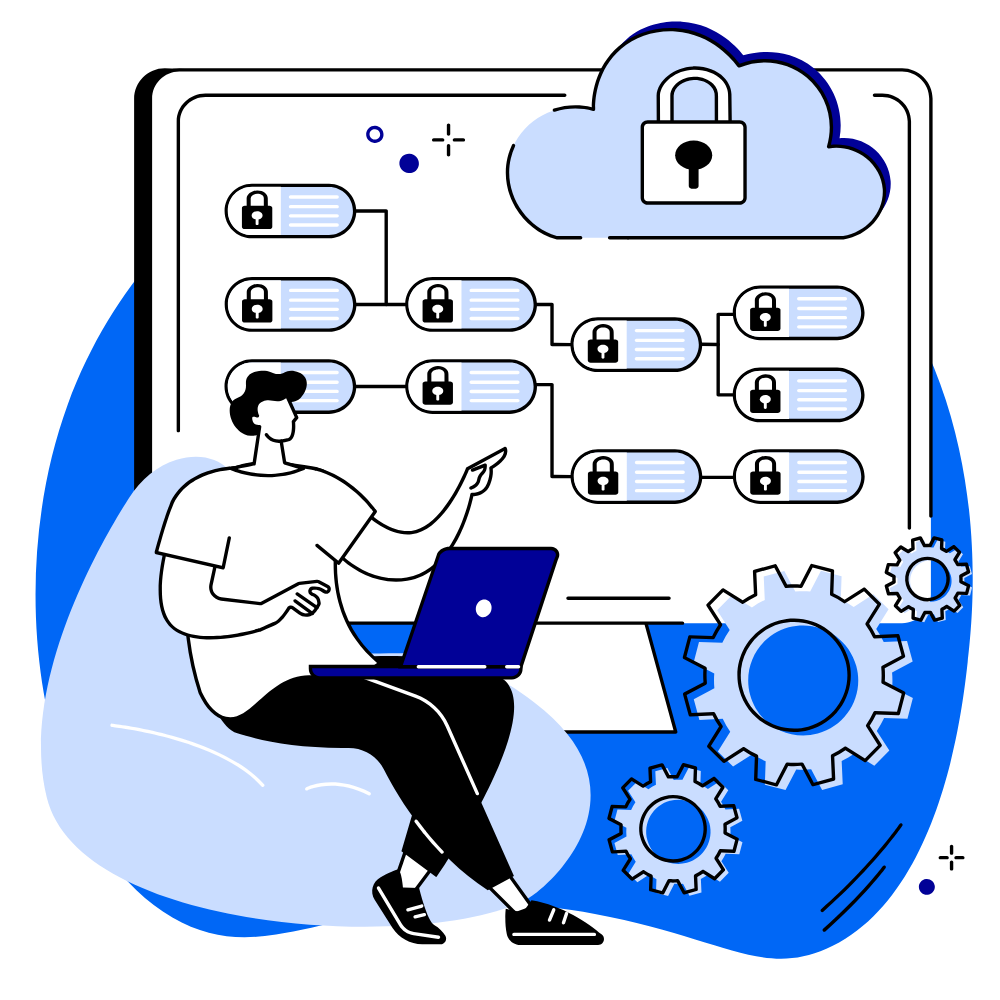 Concept de sécurité informatique dans un environnement cloud