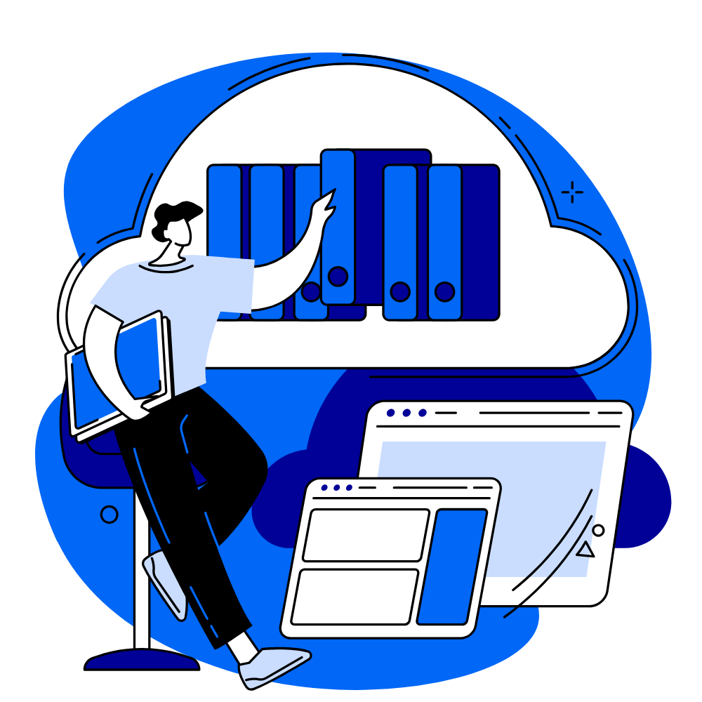 Image de cloud et d'application