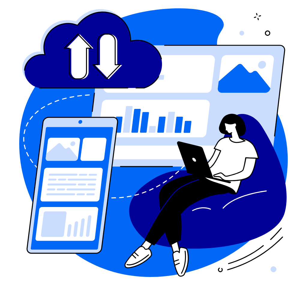 Image de cloud et d'application