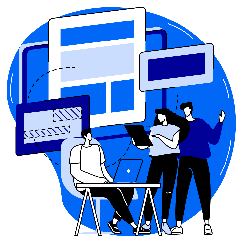 Illustration de productivité et d’efficacité des équipes IT